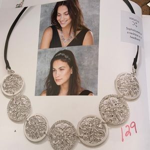 Touchstone Crystal Heads Up Necklace